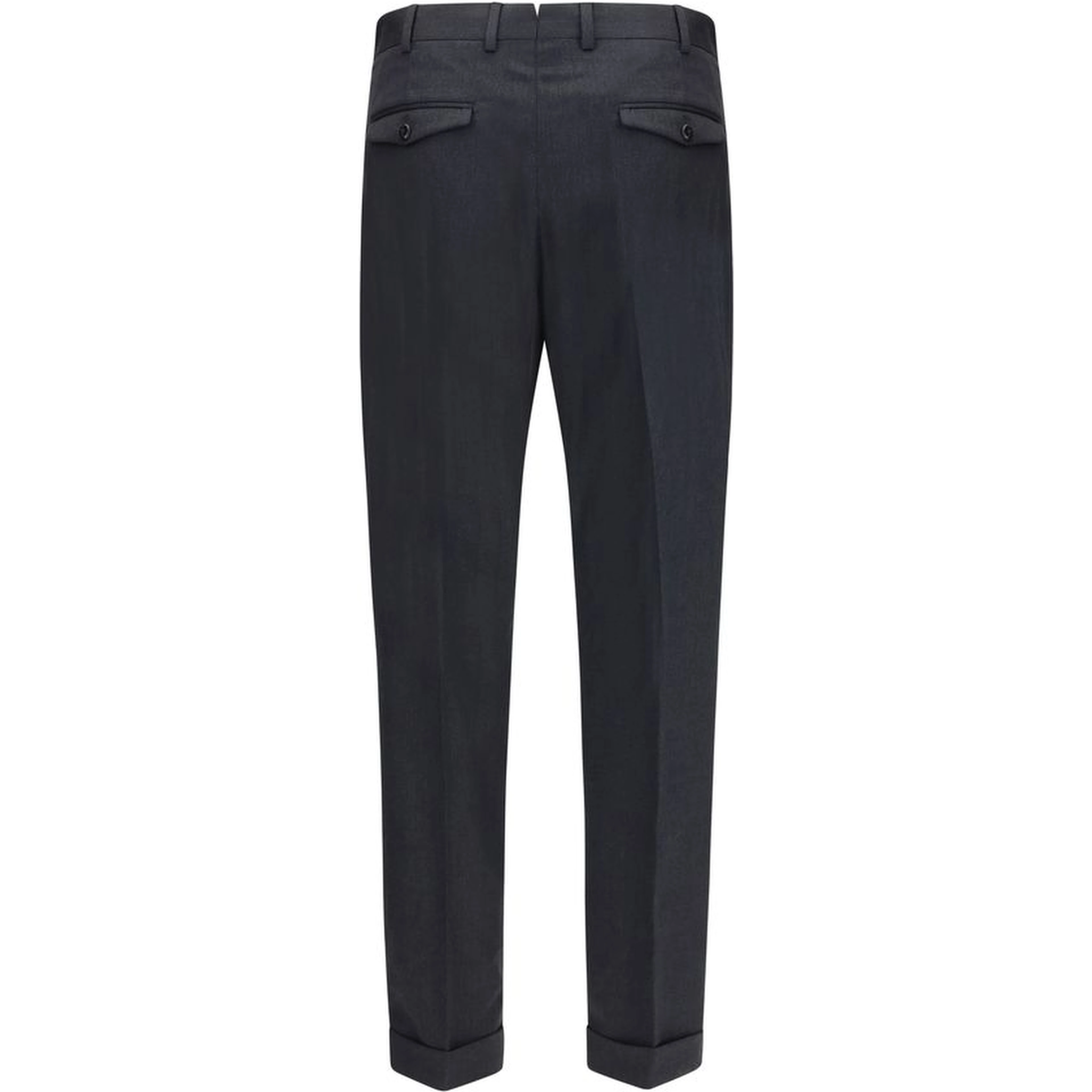 Gray Wool Oves Aries Casual Pants