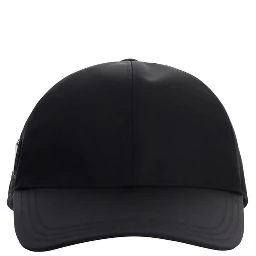 Black Recycled Polyamide Cap (Baseball Hat)