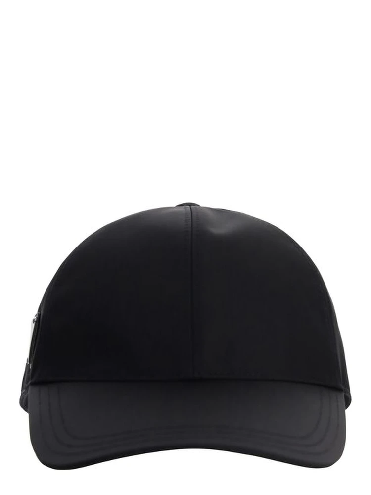 Black Recycled Polyamide Cap (Baseball Hat)