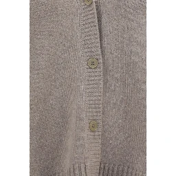 Beige Cashmere Cardigan