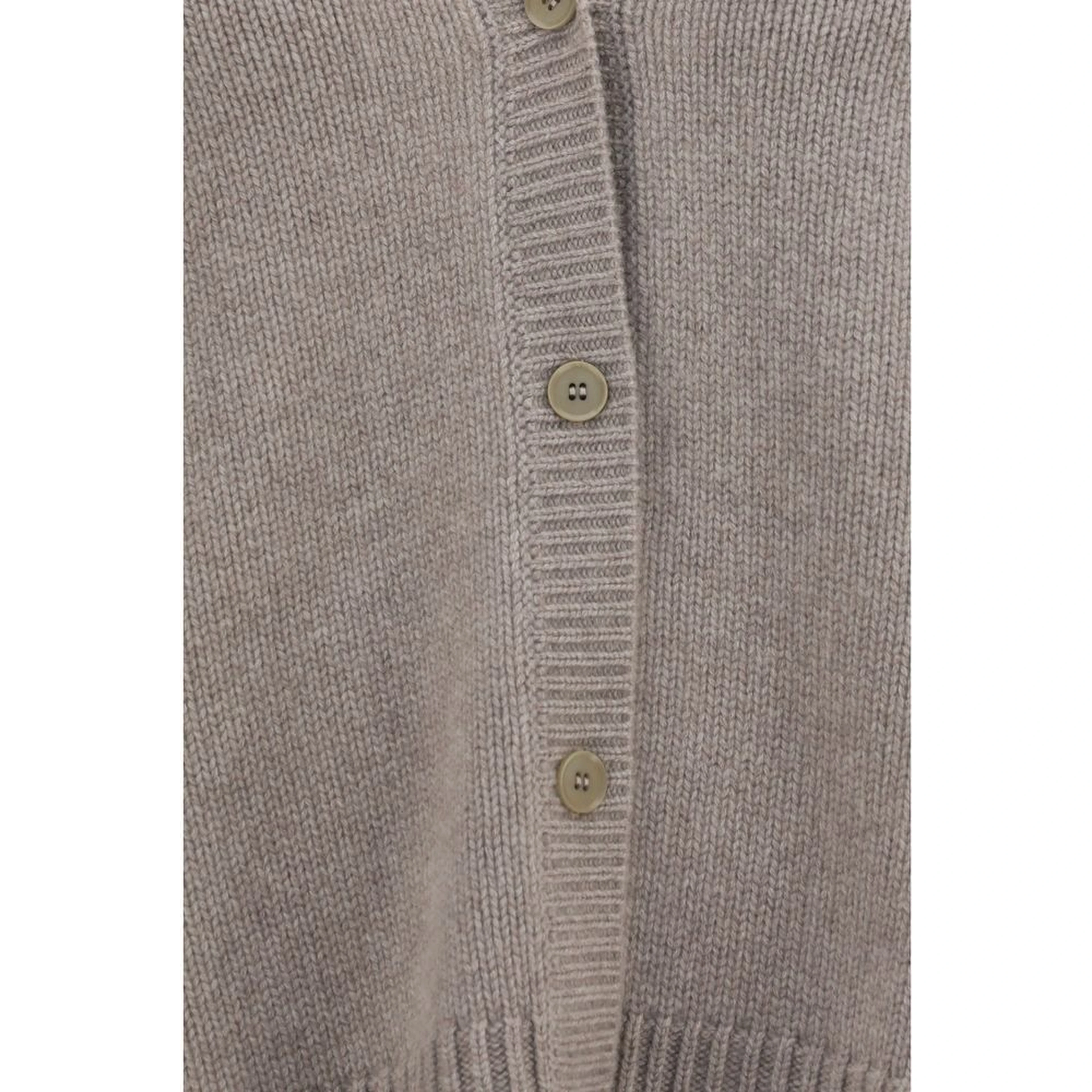 Beige Cashmere Cardigan