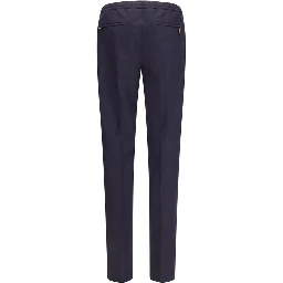 Blue Wool Oves Aries Casual Pants