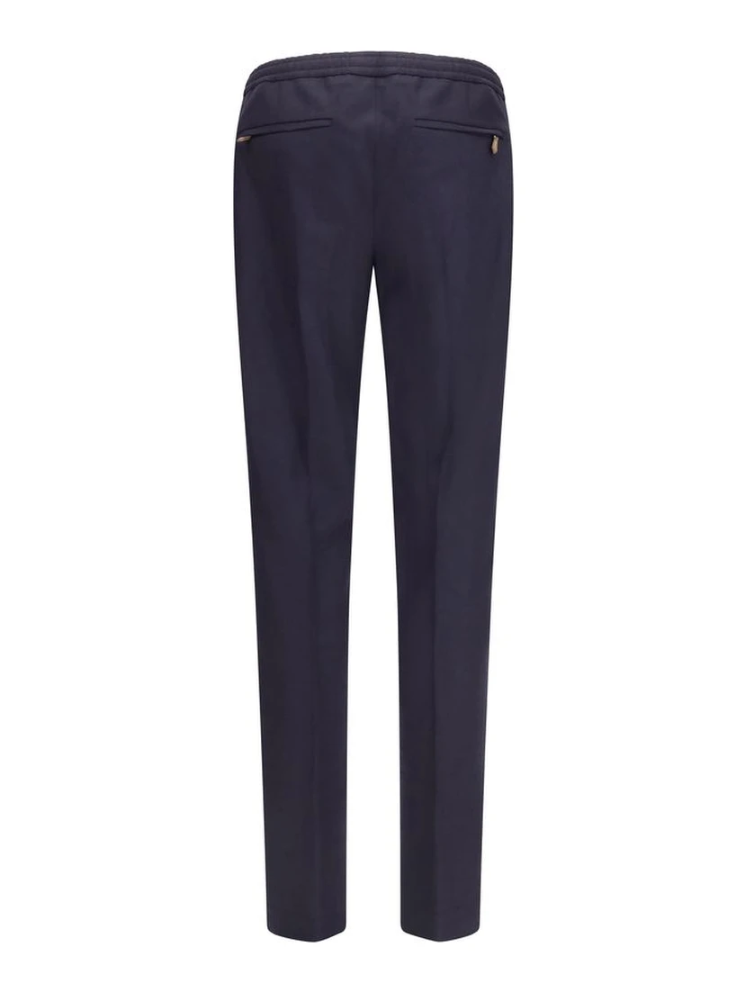 Blue Wool Oves Aries Casual Pants
