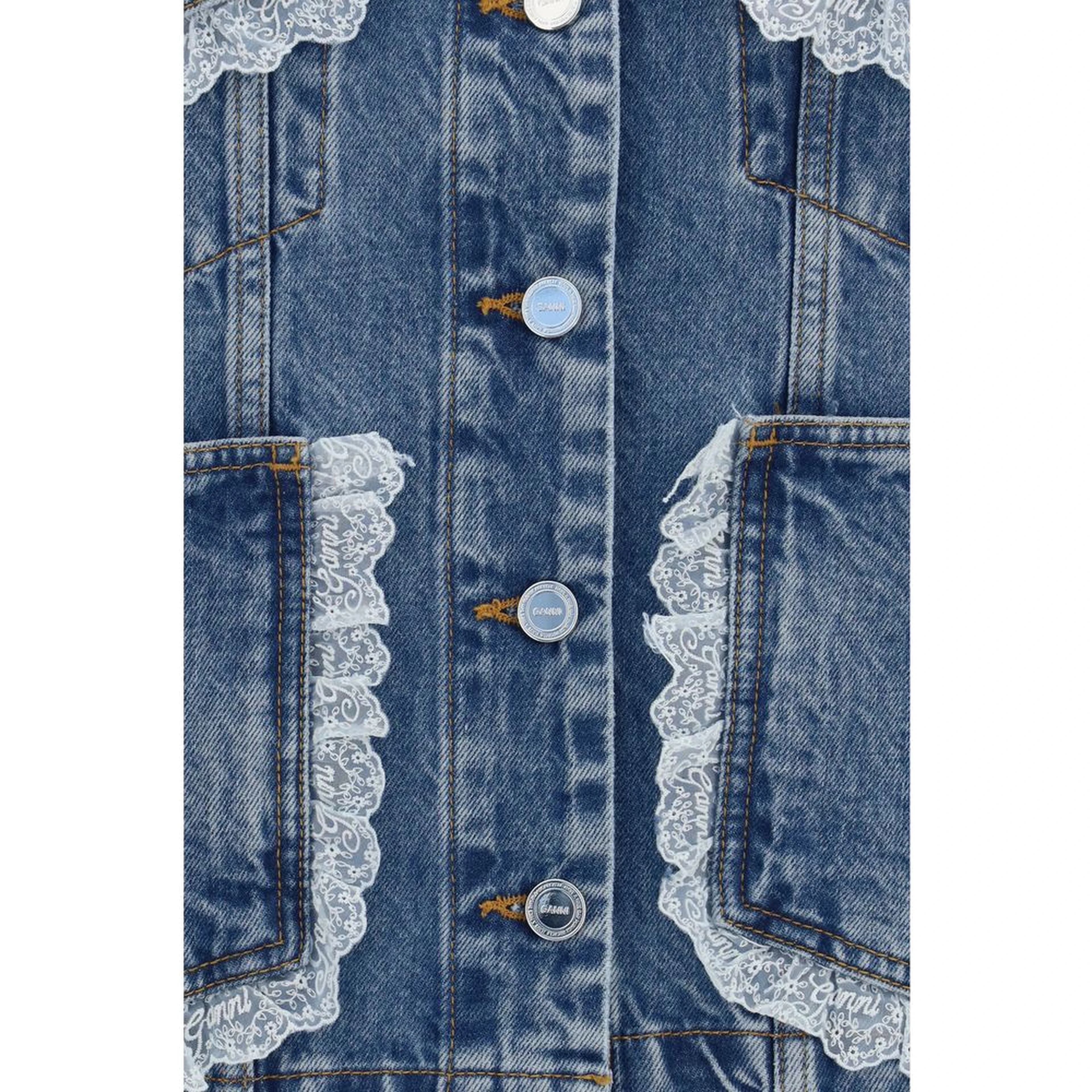 Blue Cotton Denim Jacket