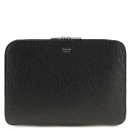 Black Calf Leather Bos Taurus Shoulder Bag