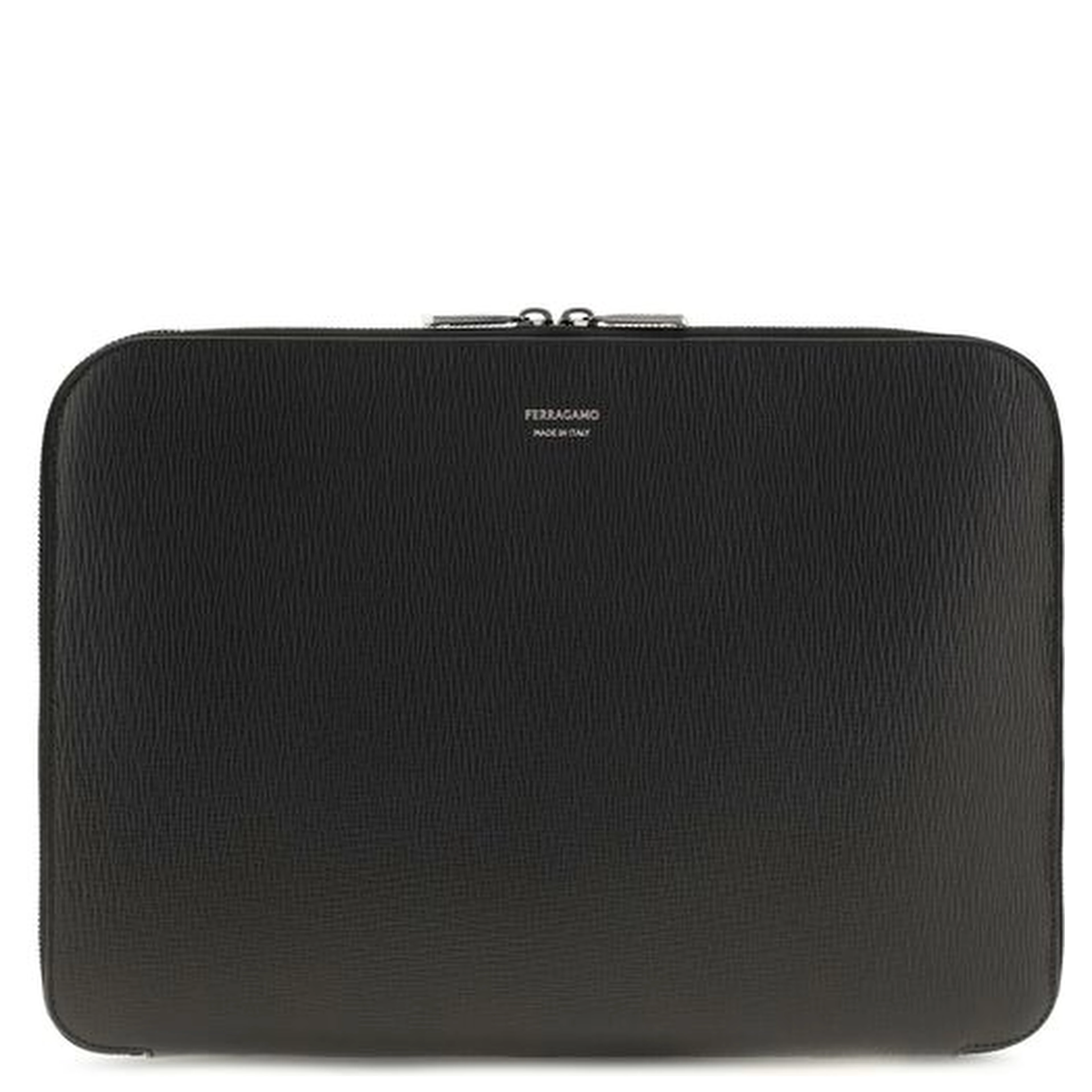 Black Calf Leather Bos Taurus Shoulder Bag