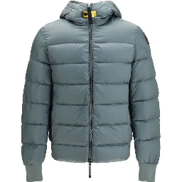 Bicolor Goose Down Full-Length Jacket