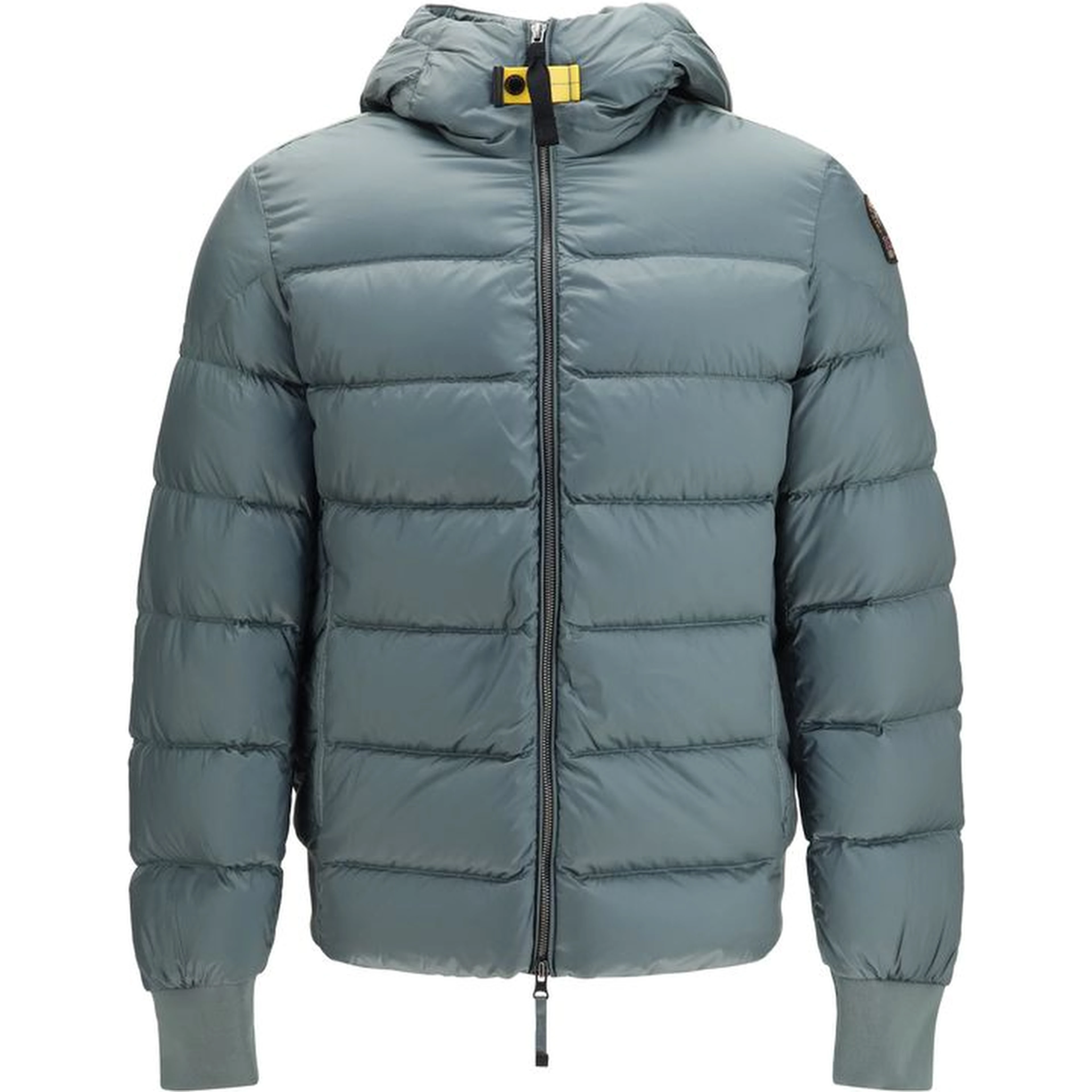 Bicolor Goose Down Full-Length Jacket
