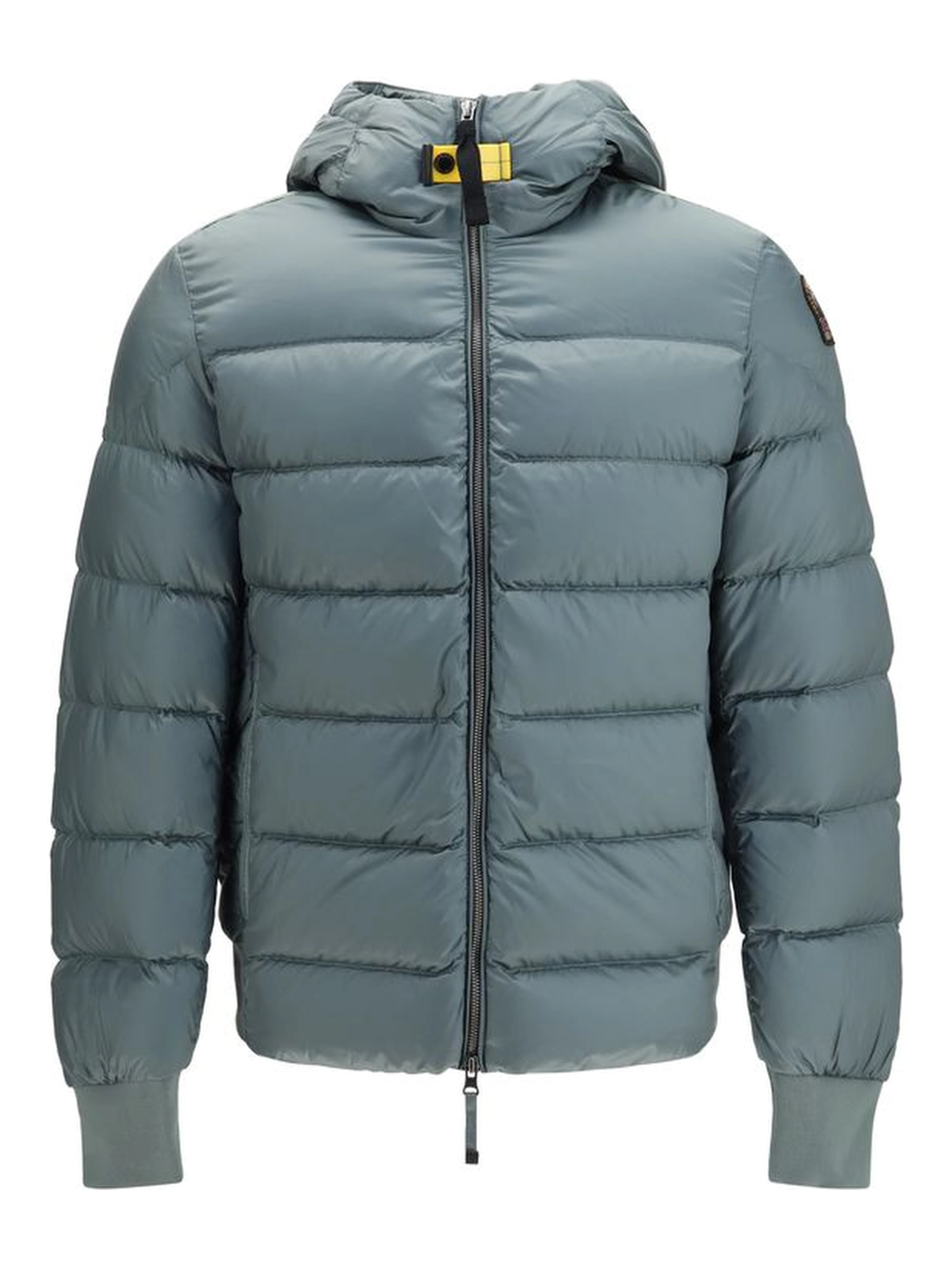 Bicolor Goose Down Full-Length Jacket