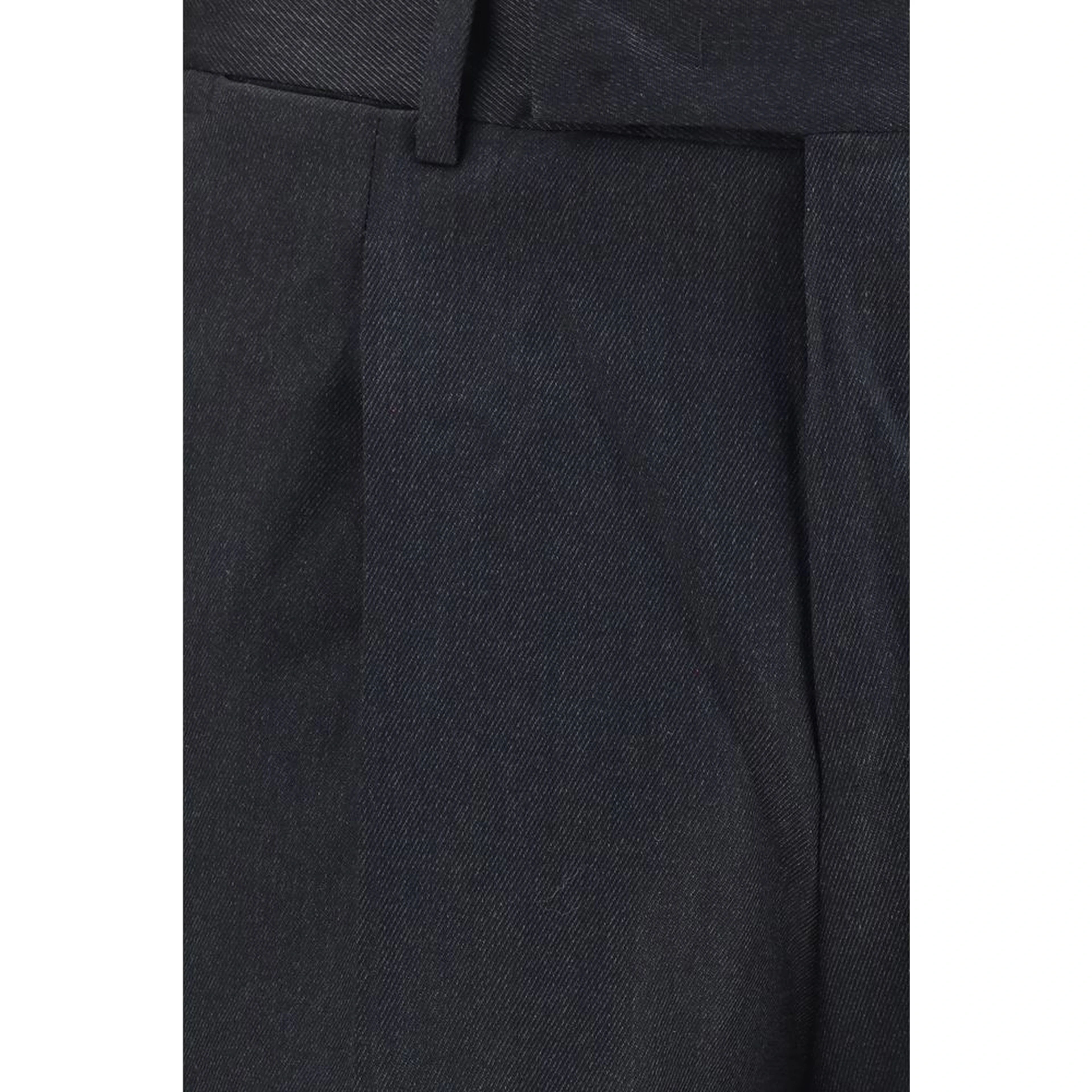 Gray Wool Oves Aries Casual Pants