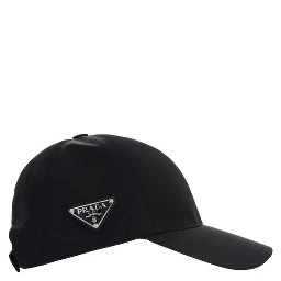 Black Recycled Polyamide Cap (Baseball Hat)