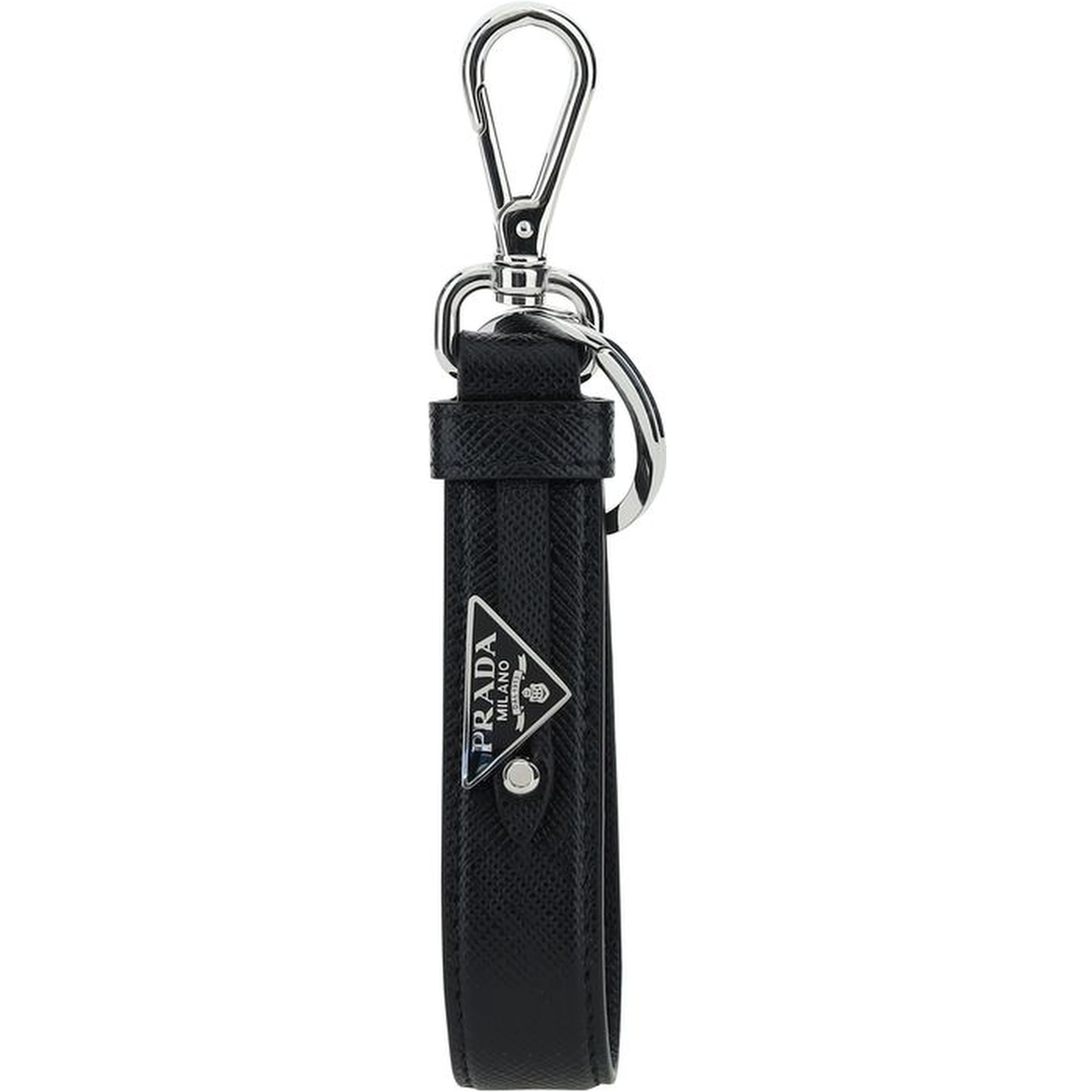 Black Stainless Steel Keychain