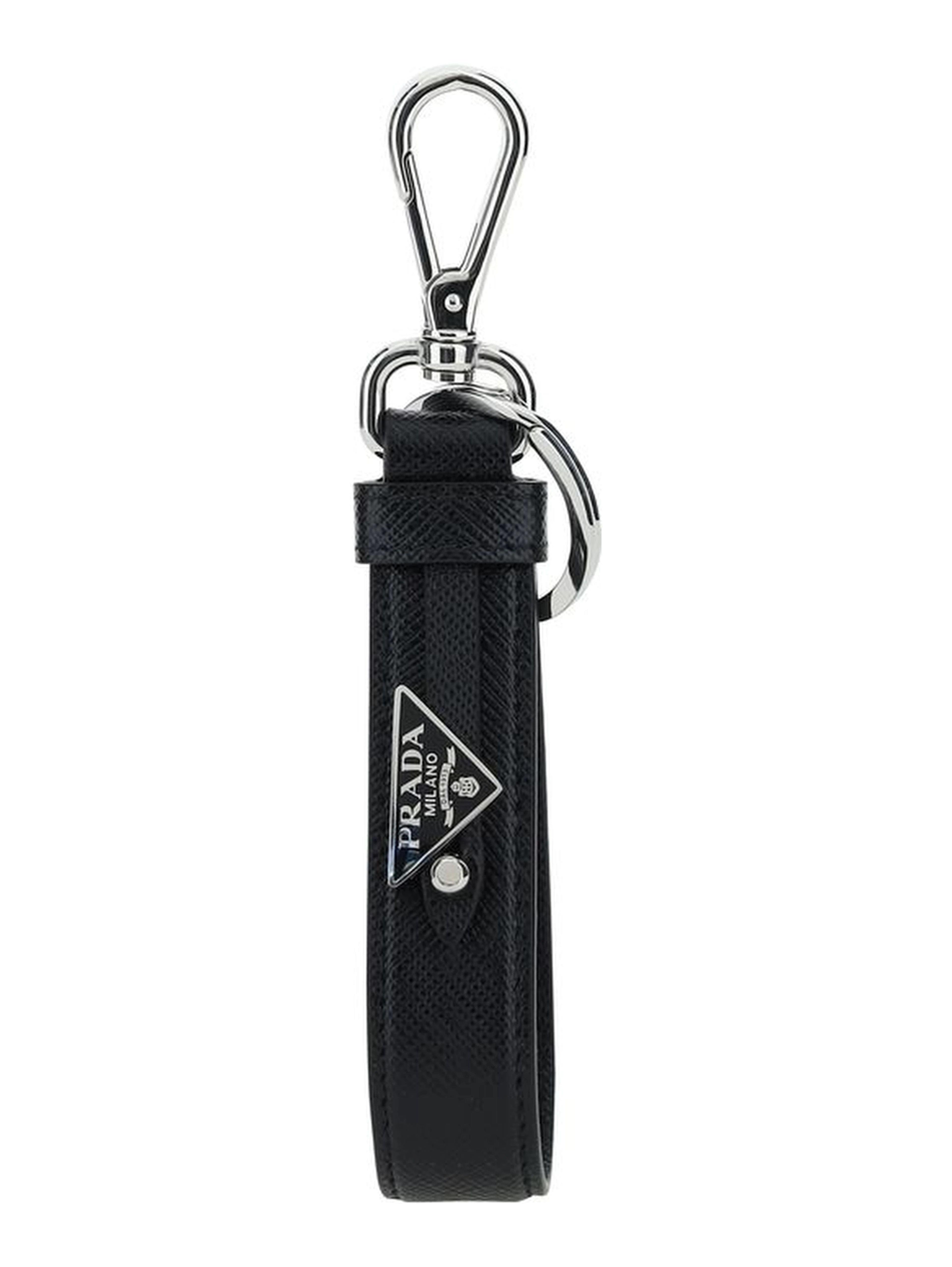 Black Stainless Steel Keychain