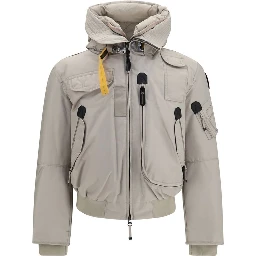 Gray Polyamide Bomber