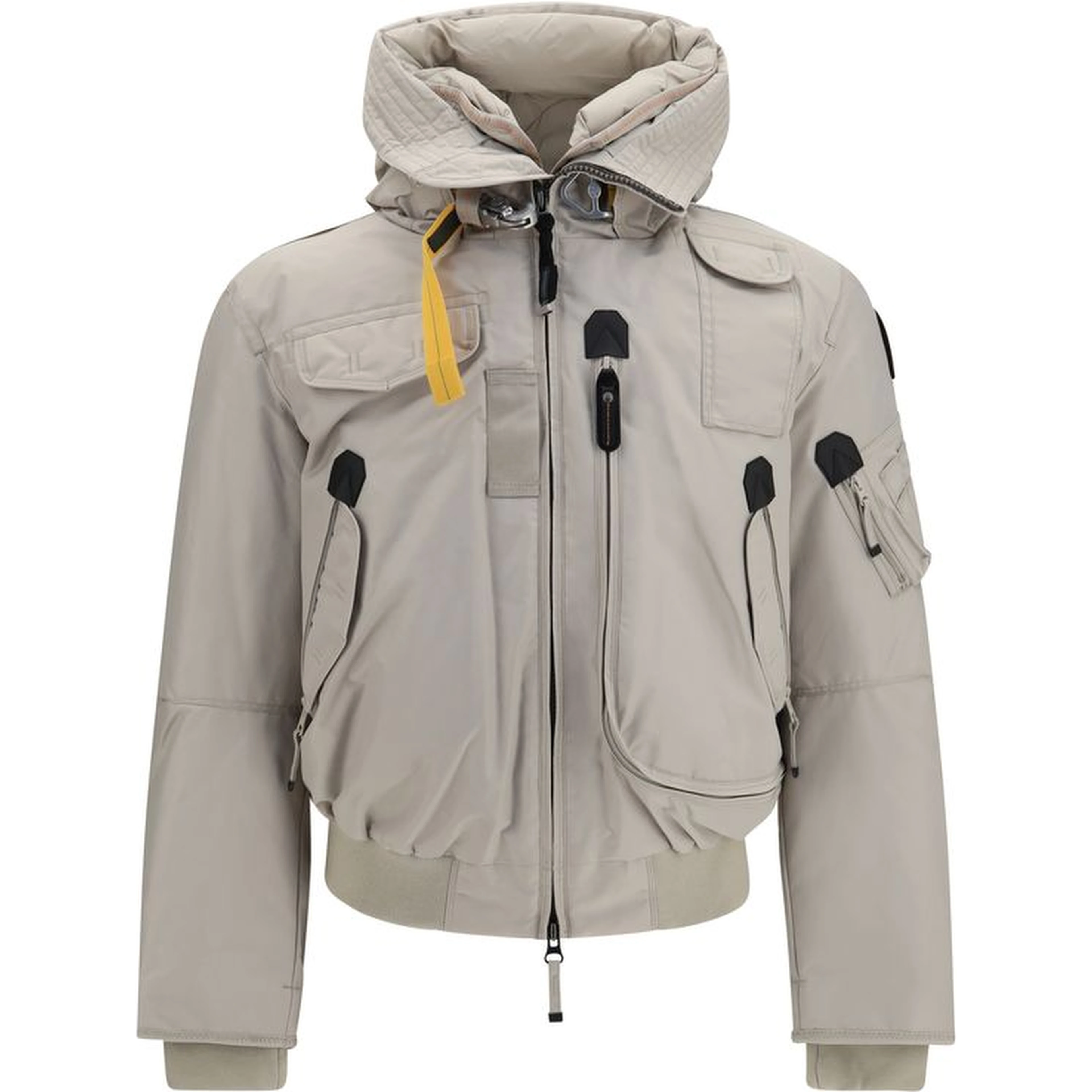 Gray Polyamide Bomber