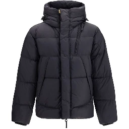 Black Goose Down Full-Length Jacket
