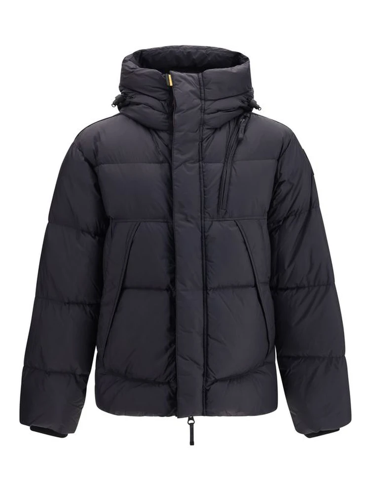 Black Goose Down Full-Length Jacket