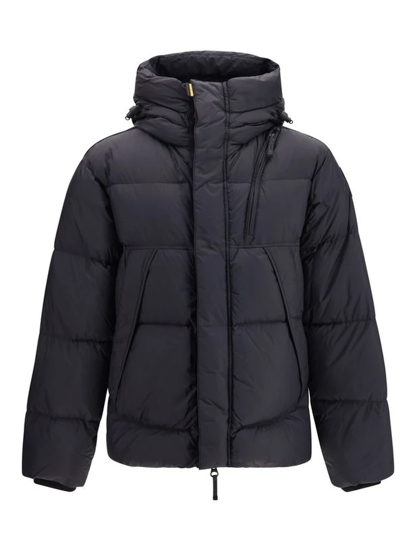 Black Goose Down Full-Length Jacket