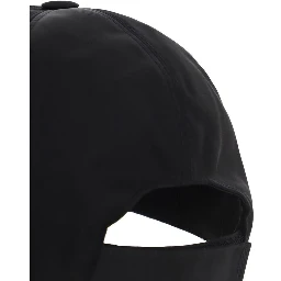 Black Recycled Polyamide Cap (Baseball Hat)