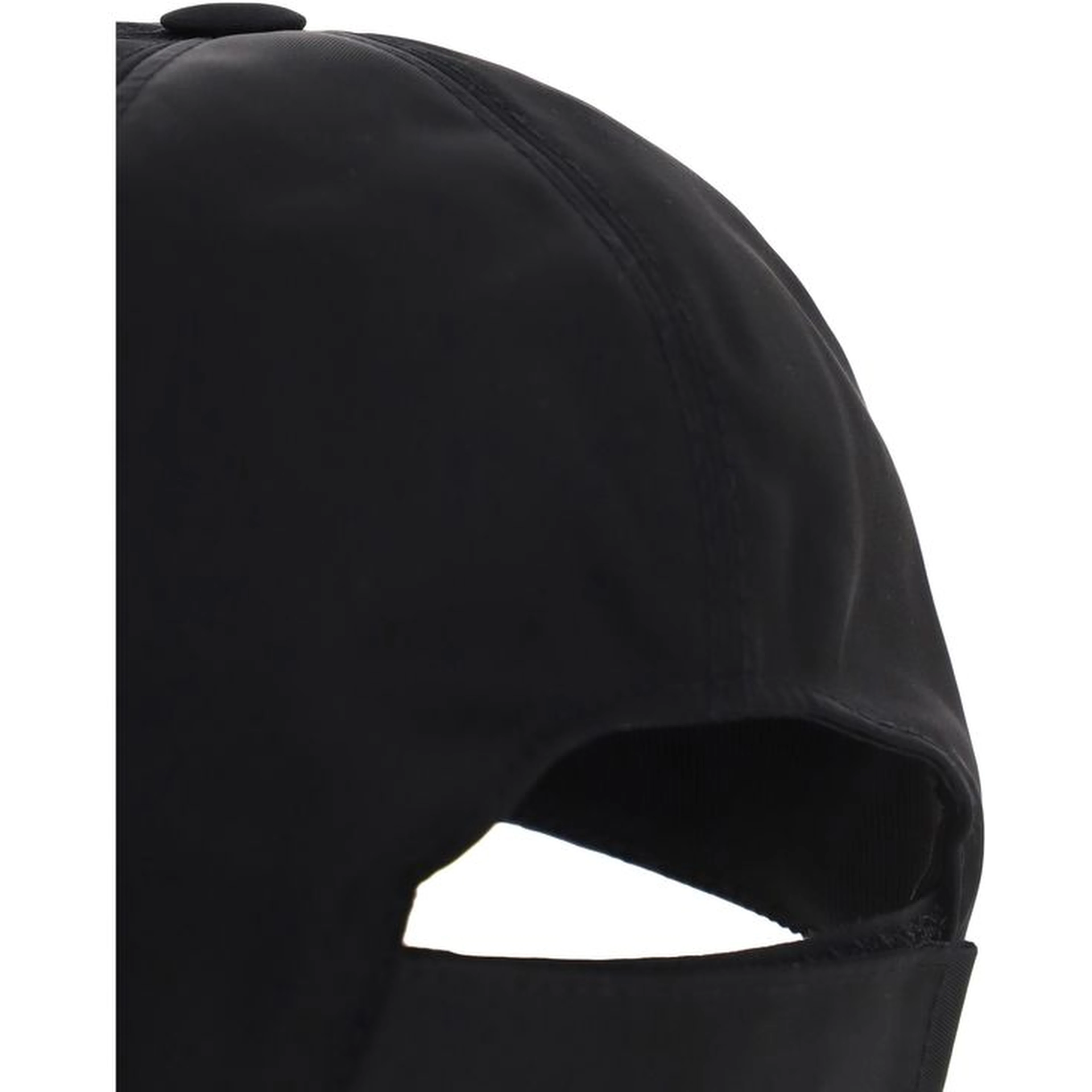 Black Recycled Polyamide Cap (Baseball Hat)