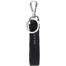 Black Stainless Steel Keychain