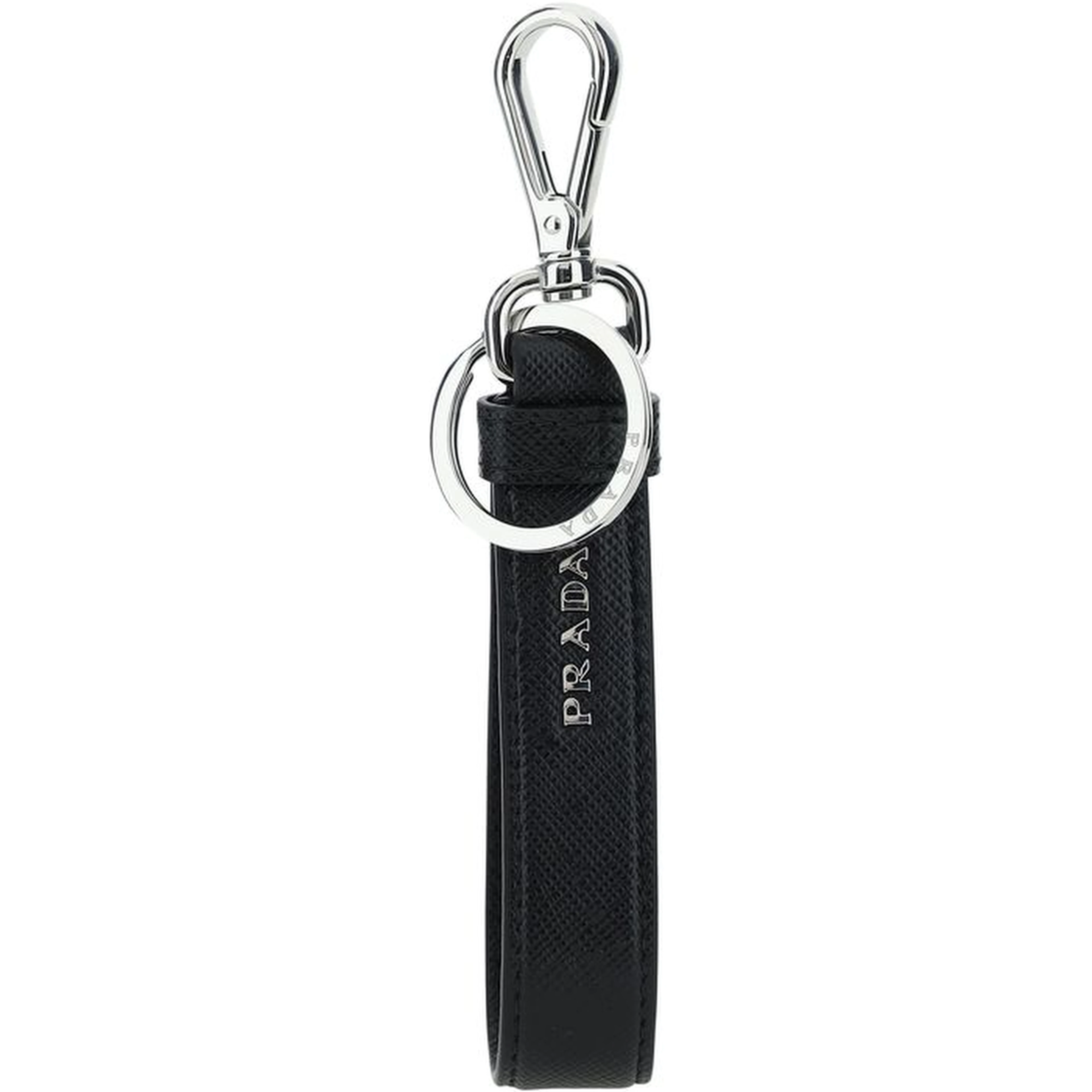 Black Stainless Steel Keychain
