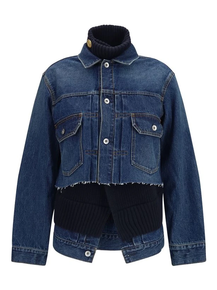 Blue Cotton Denim Jacket