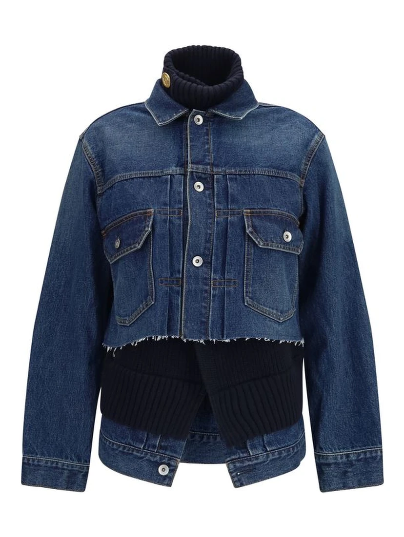 Blue Cotton Denim Jacket