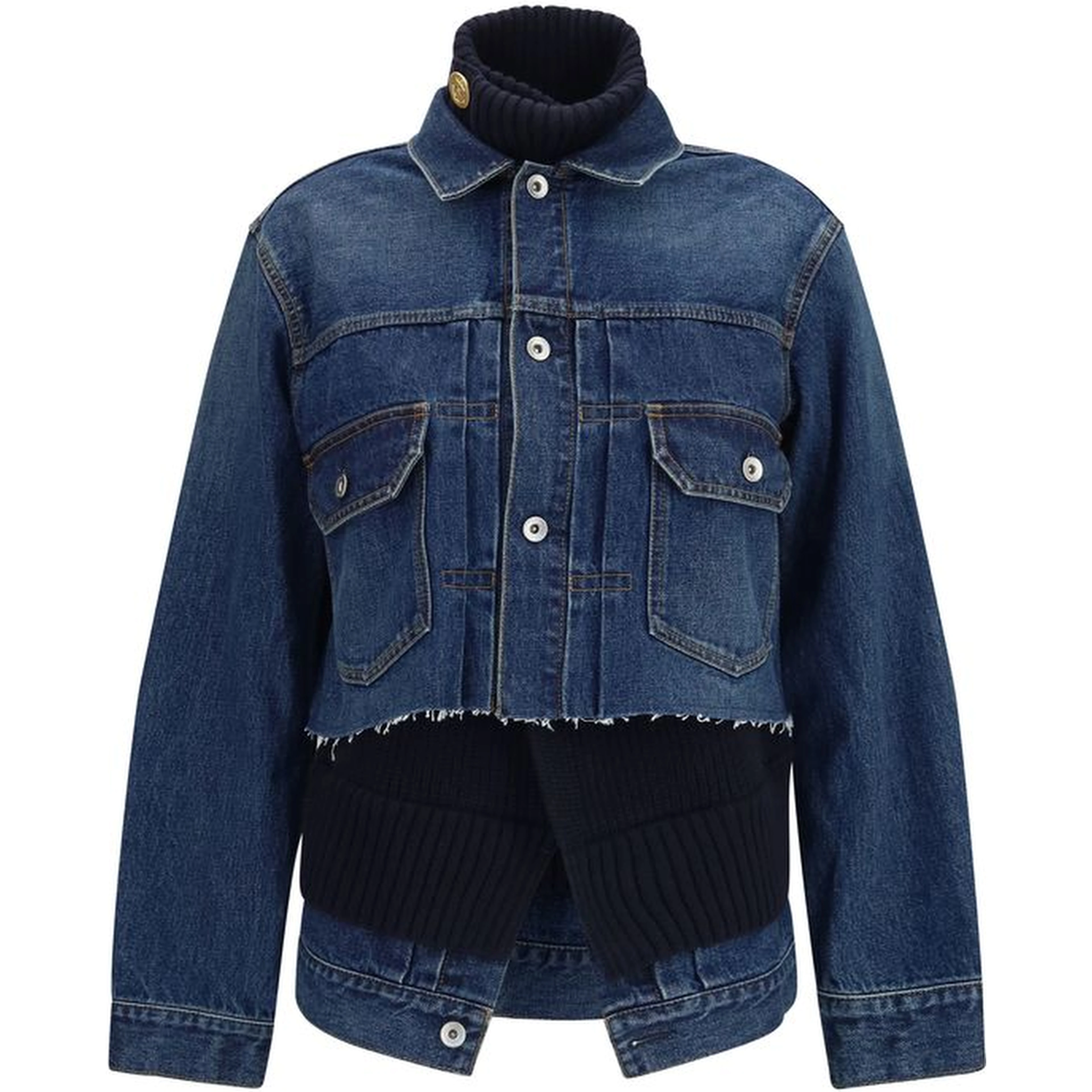Blue Cotton Denim Jacket
