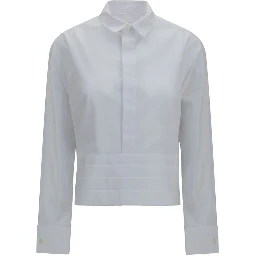 White Cotton Dress Shirt