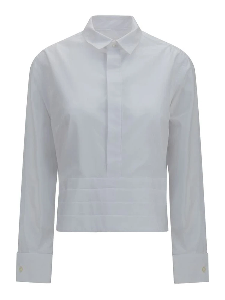 White Cotton Dress Shirt