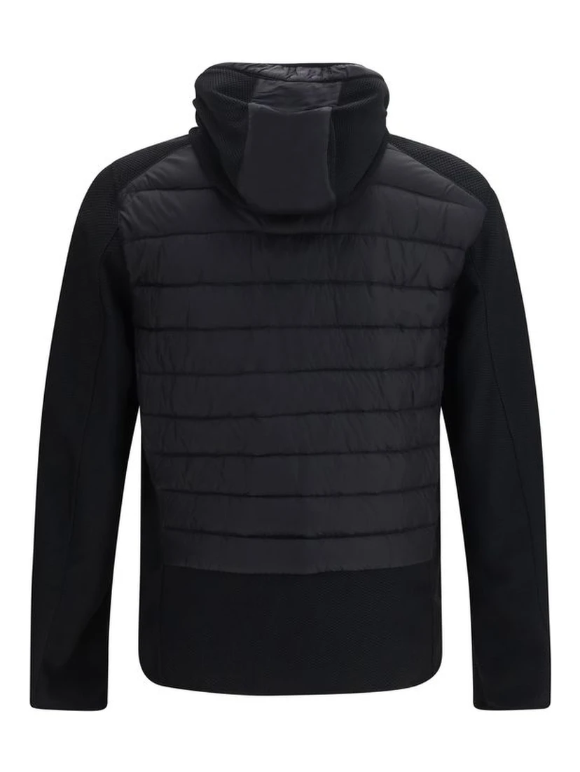 Black Goose Down Full-Length Jacket