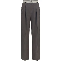 Gray Wool Oves Aries Pants