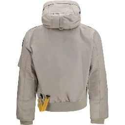 Gray Polyamide Bomber