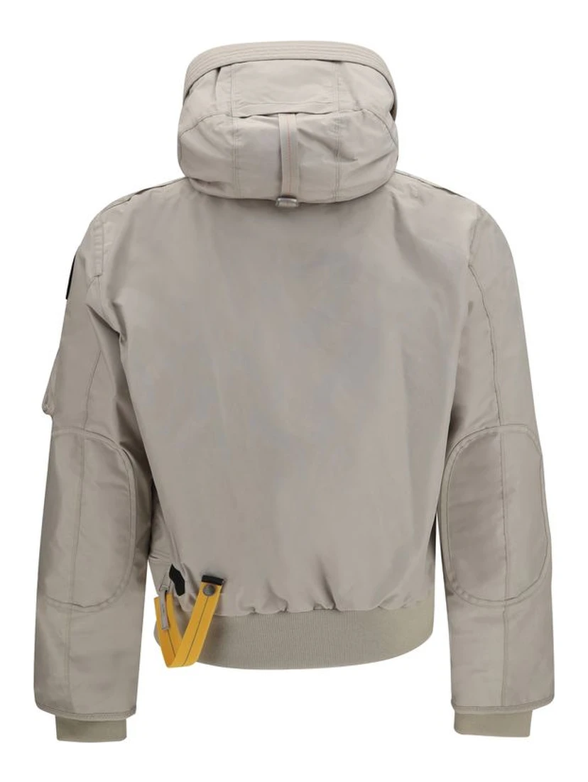 Gray Polyamide Bomber