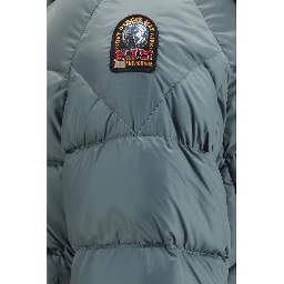Bicolor Goose Down Full-Length Jacket