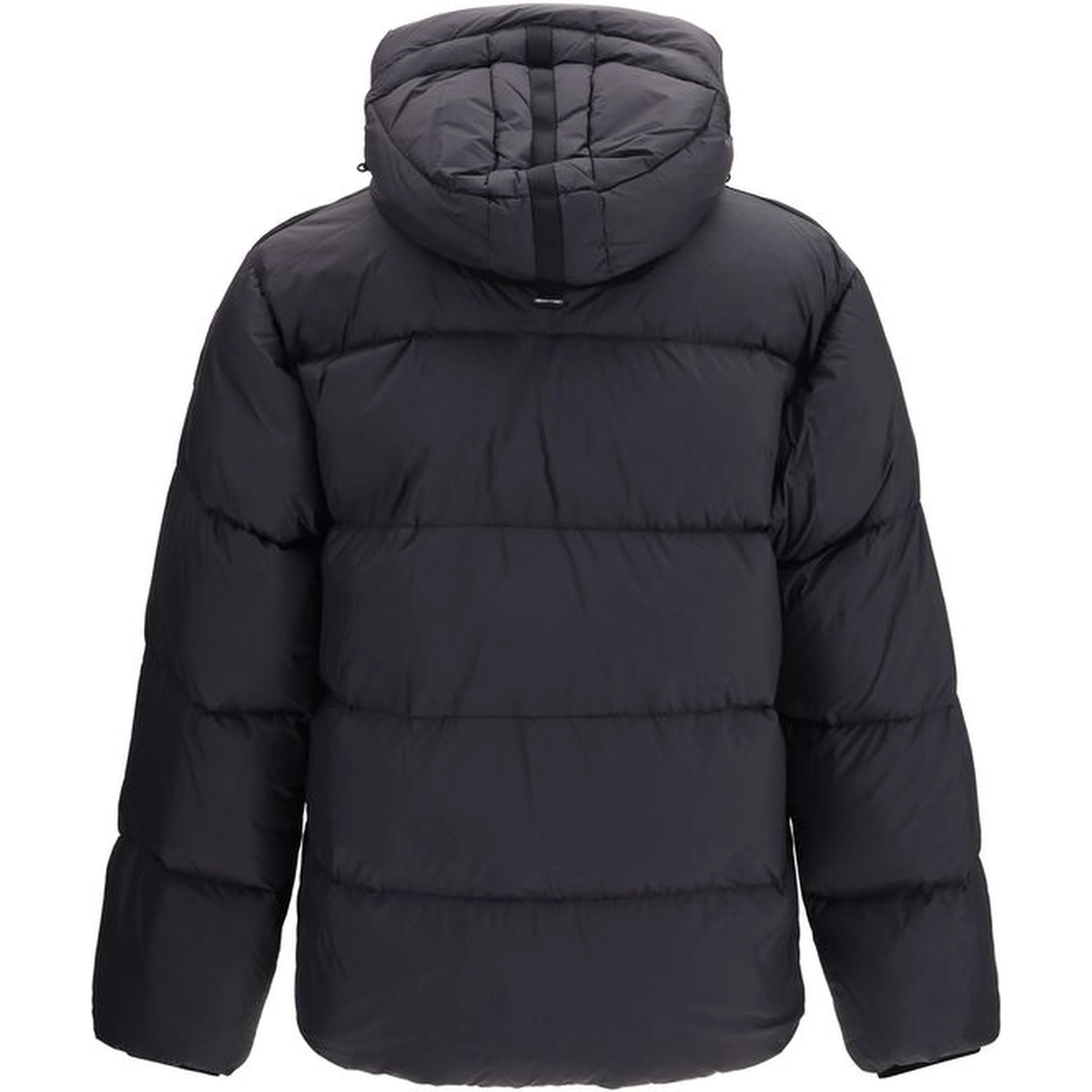 Black Goose Down Full-Length Jacket