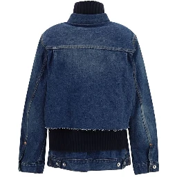 Blue Cotton Denim Jacket