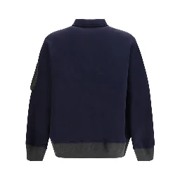 Blue Cotton Polo Shirt