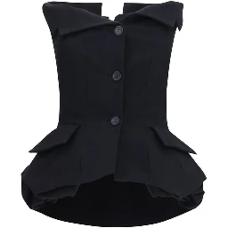 Black Silk Waistcoat