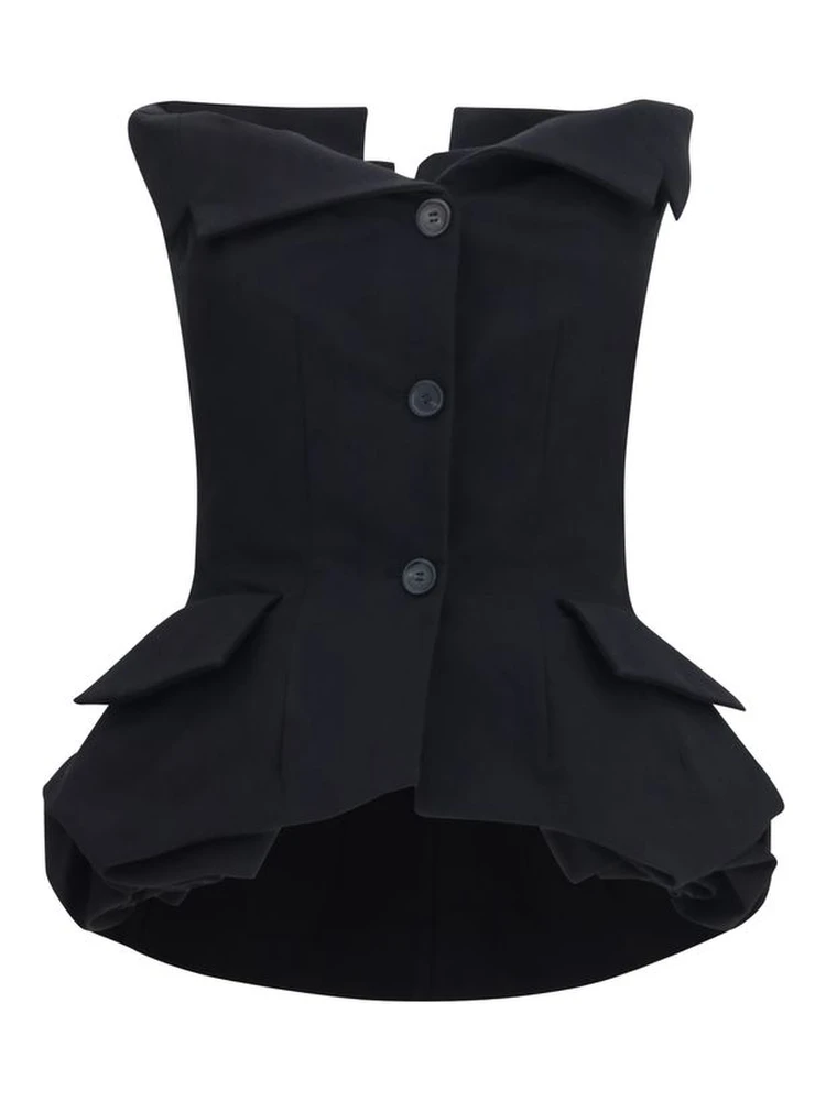 Black Silk Waistcoat
