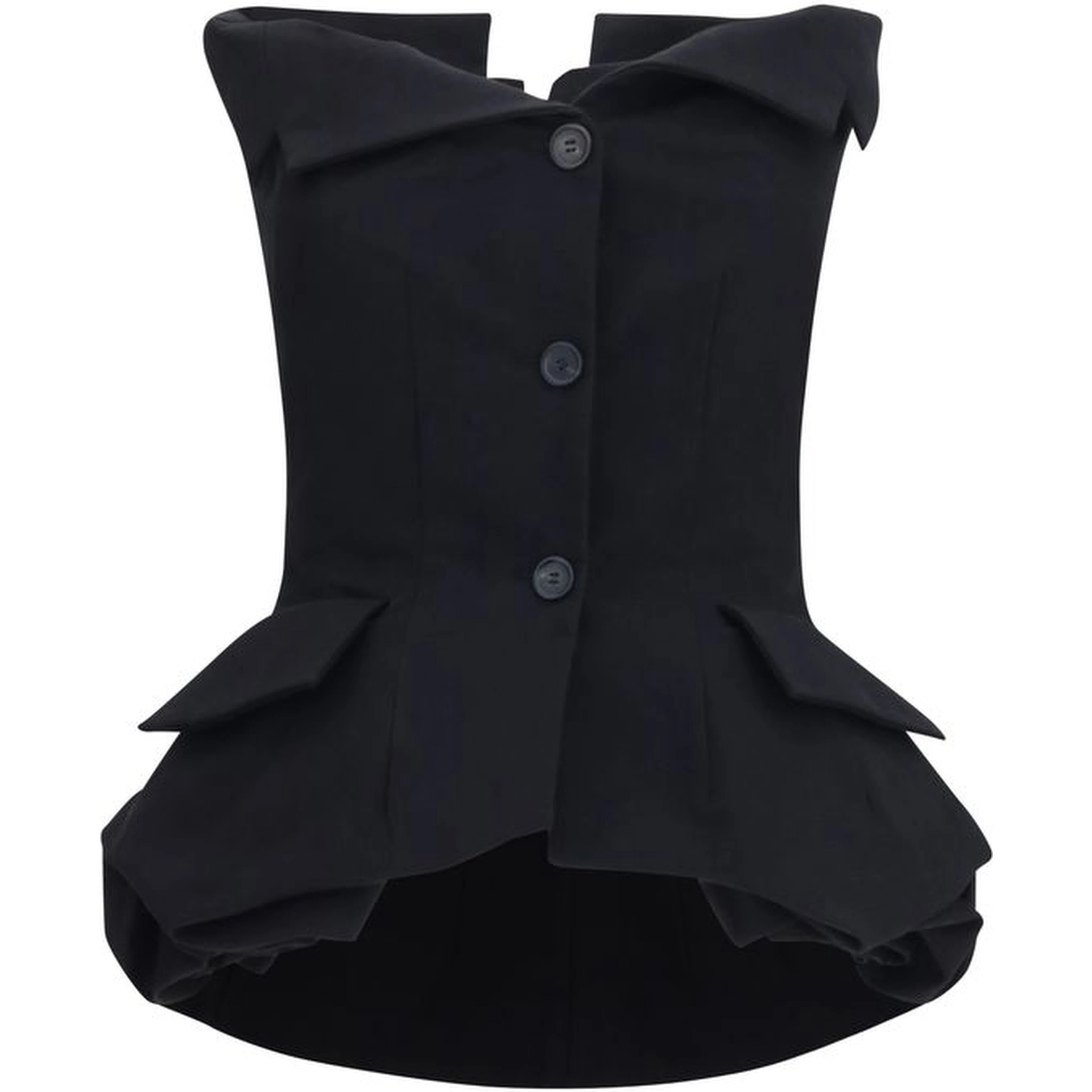 Black Silk Waistcoat