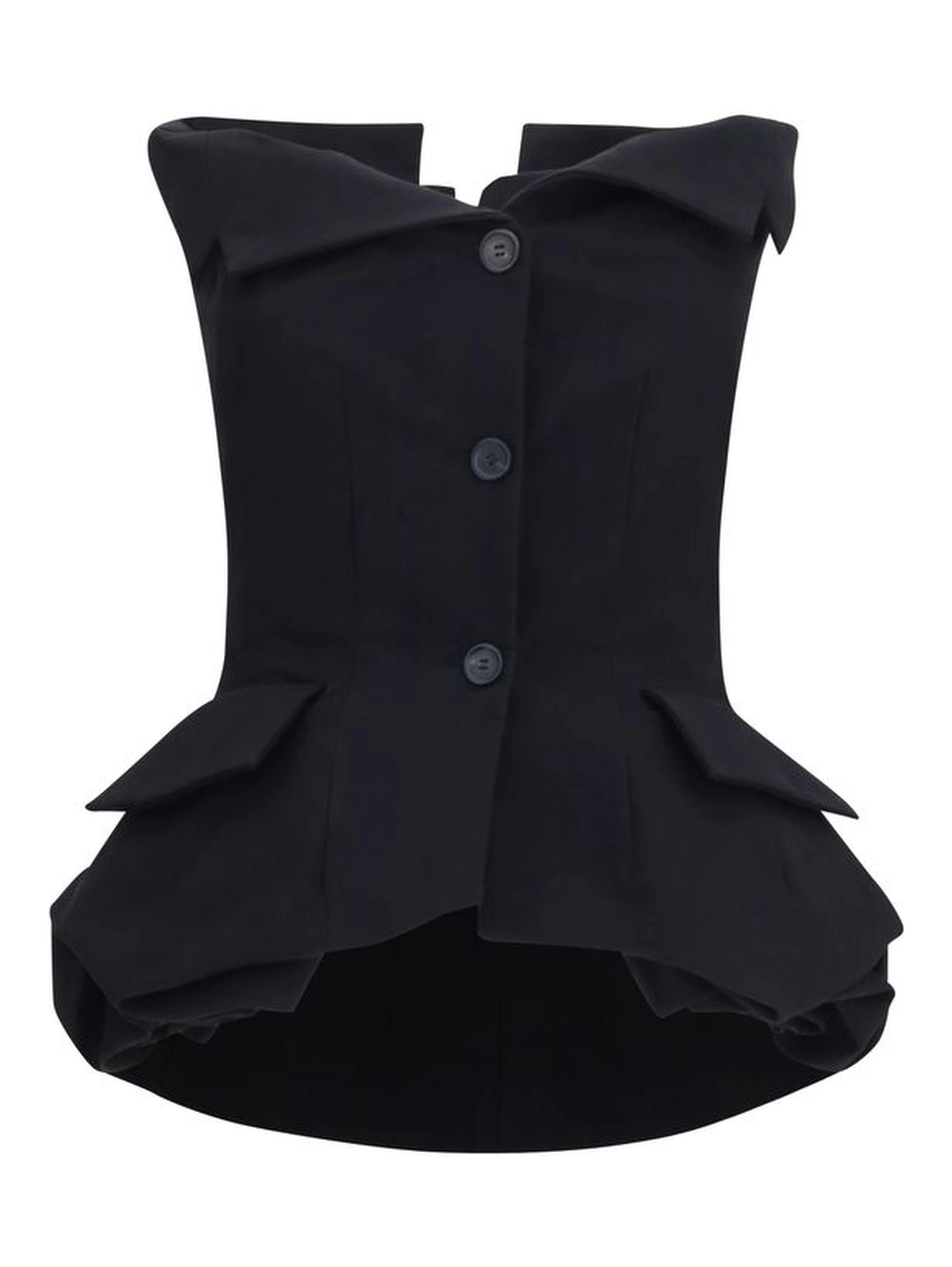 Black Silk Waistcoat