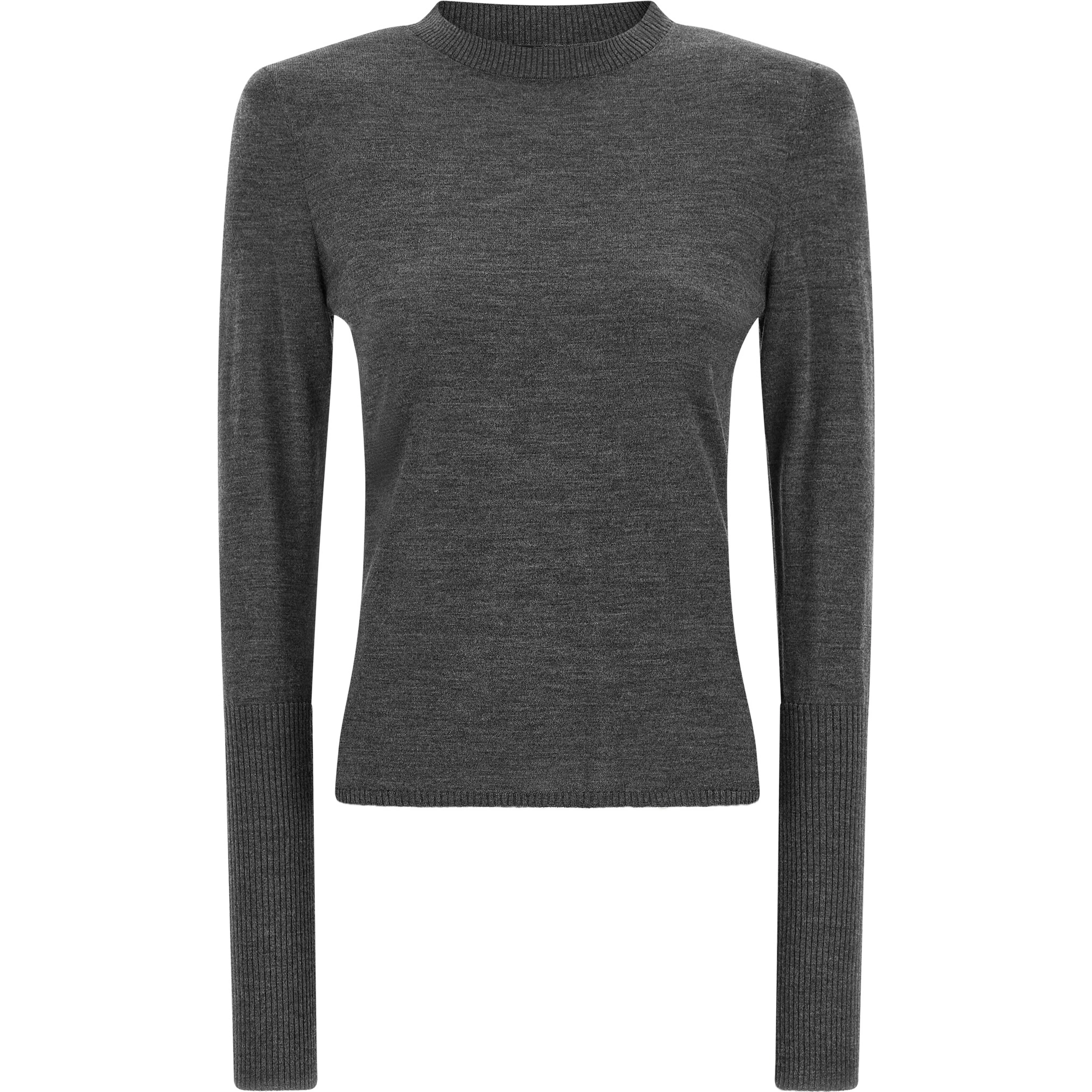 Gray Wool Cardigan
