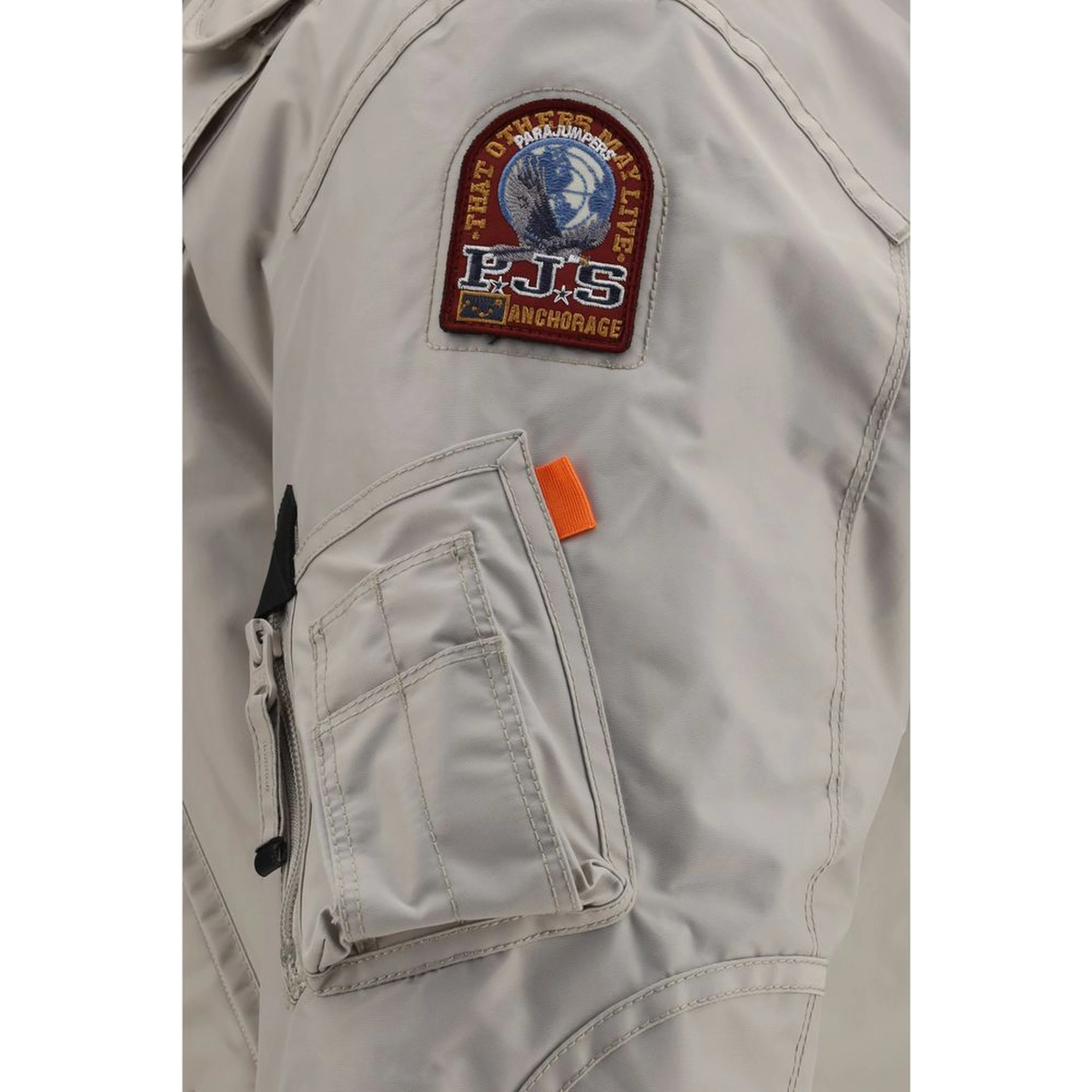 Gray Polyamide Bomber
