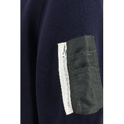 Blue Cotton Polo Shirt