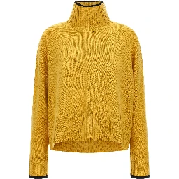 Bicolor Wool Cardigan