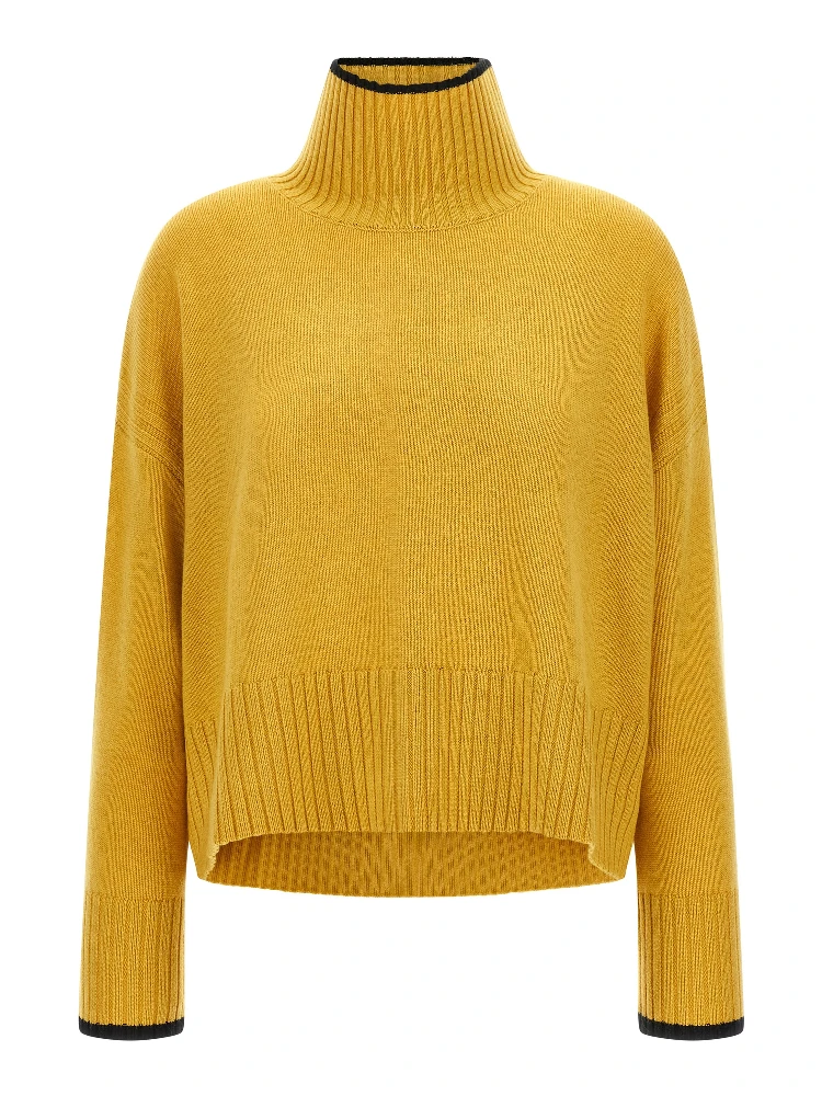 Bicolor Wool Cardigan