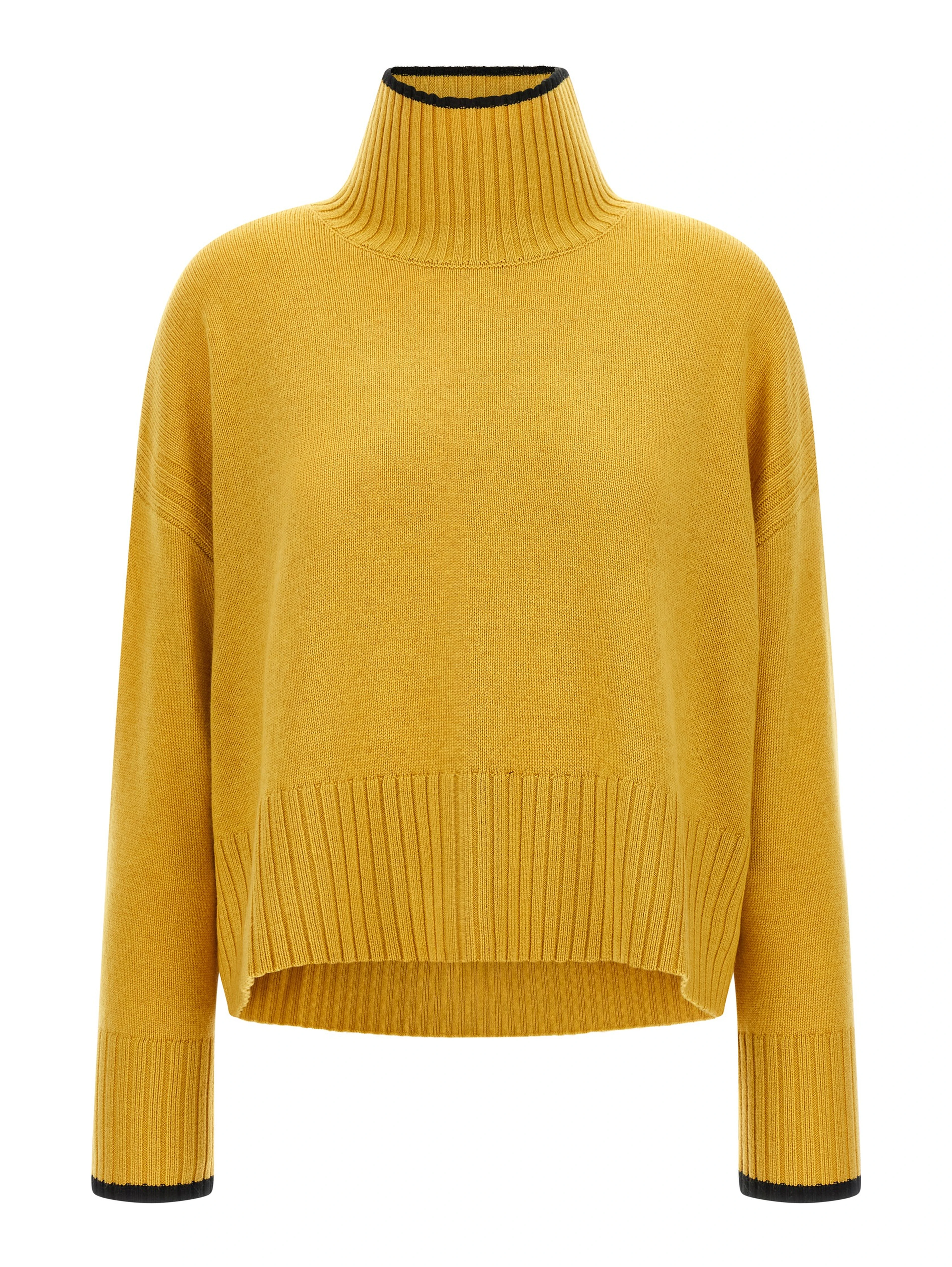Bicolor Wool Cardigan