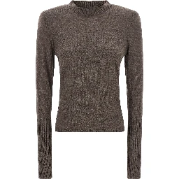 Brown Wool Cardigan